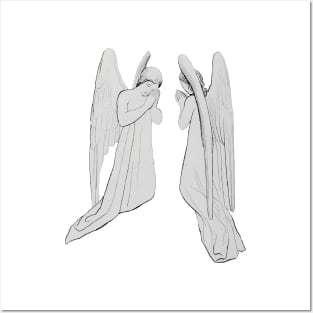 Angels Praying - Angelic Prayer Posters and Art